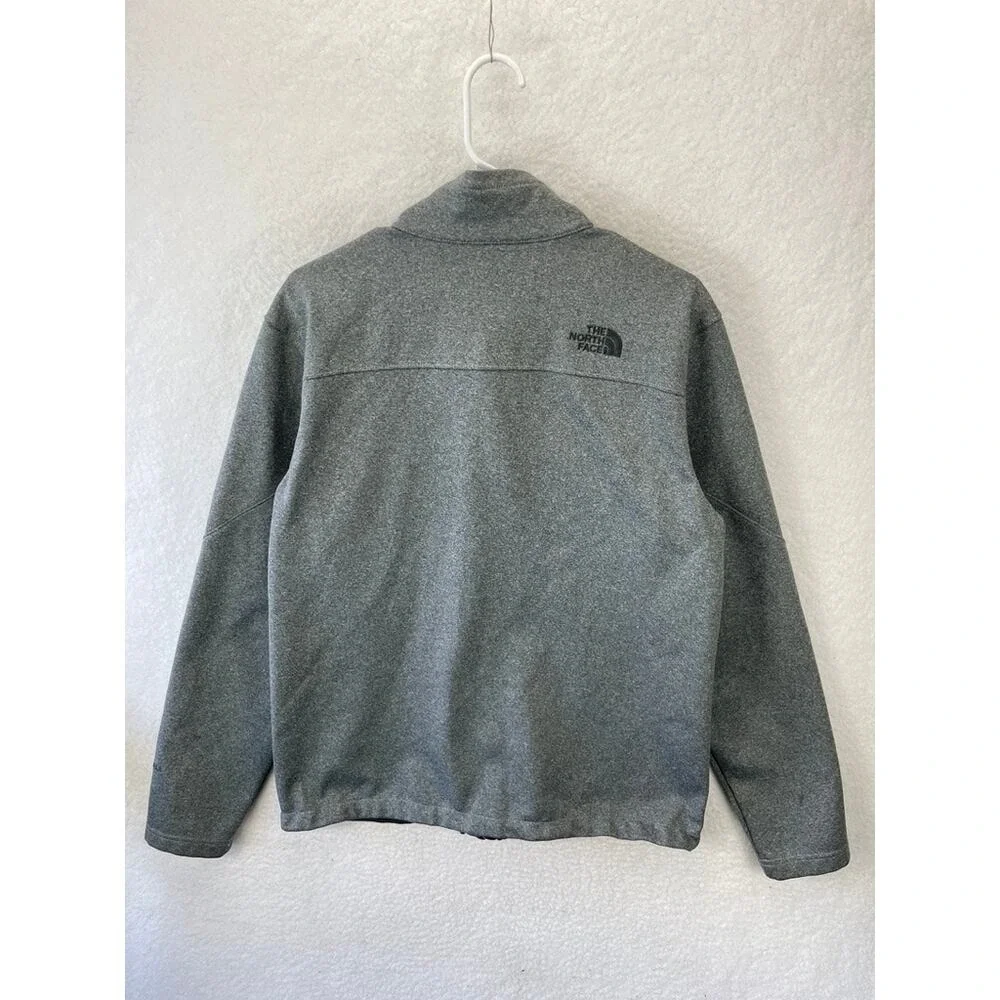 The North Face WindWall Full Zip Jacket Mens Size Large Gray Heathered Outdoor